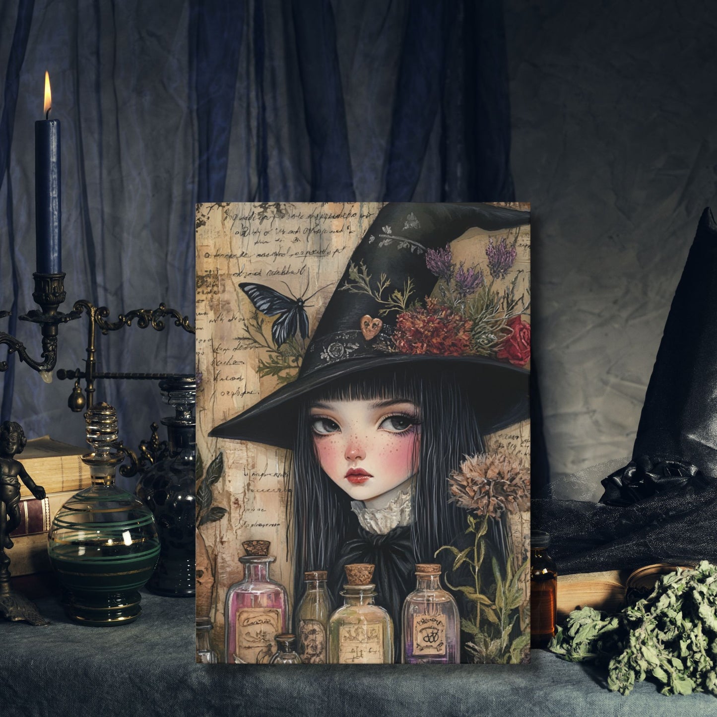 Gothic Witch Journal -  Hardcover Journal Matte